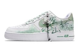 Nike Кроссовки для скейтбординга Air Force 1 с противоскользящим износостойким верхом, унисекс, зеленые, белые cw2288-111(team696新中式) | green white