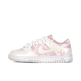 Nike Кроссовки для скейтбординга Dunk Cushioning с низким верхом, износостойкие, женские, белые, желтые, розовые dd1503-103(team186-涩谷耳机兔) | white yellow pink