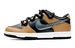 Nike Кроссовки для скейтбординга Dunk Autumn Mocha, противоскользящие, износостойкие, легкие, дышащие, низкие, унисекс, черно-коричневые dd1391-100(team285-男女款秋日摩卡) | dark brown