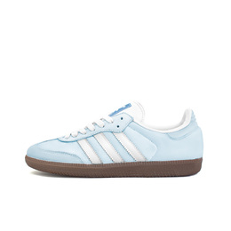 Adidas Кроссовки для скейтбординга SAMBA OG с противоскользящим износостойким верхом, унисекс, сине-белые b75806(team354- 带月敲门) | blue white