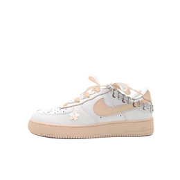 Nike Кроссовки для скейтбординга Air Force 1 с противоскользящим износостойким верхом, унисекс, белые, оранжевые cw2288-111(team603-落日邂逅） | white orange
