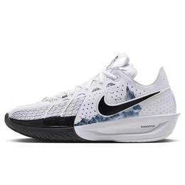 Nike Баскетбольные кроссовки Air Zoom GT Cut 3 с амортизаторами, противоскользящие, износостойкие, низкие, унисекс, белые dv2918-102(team56-仙路青山) | white