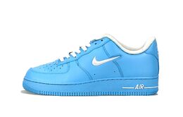 Nike Кроссовки для скейтбординга Air Force 1 с противоскользящим износостойким верхом, женские, сине-белые fb8251-100(team338-水之呼吸) | blue white