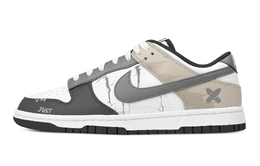 Nike Кроссовки для скейтбординга Dunk Anti Slip, износостойкие, унисекс, серые, белые, коричневые dd1391-100（team773-15废墟荒域） | gray white brown