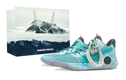 Nike Баскетбольные кроссовки KD Trey 5 IX, износостойкие, средний размер, унисекс, темно-голубой цвет cw3402-011(team543-涂鸦雪人abox) | dark cyan