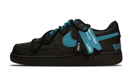Nike Кроссовки Court Vision Low с антискользящим покрытием, износостойкие, низкие, для скейтбординга, унисекс, черно-синие dh2987-002（team49-孤独蓝书） | black blue
