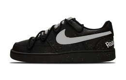 Nike Кроссовки для скейтборда Court Vision Low с противоскользящим износостойким верхом, унисекс, черные, серебристые dh2987-002（team49-灰银齿轮） | black silver