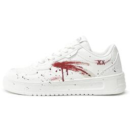 Anta Женские кроссовки Life Collection с низким верхом, устойчивые к истиранию и скольжению, белые и красные 922418001q-2(teamtwo-白夜追凶) | white red