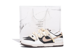 Nike Кроссовки для скейтбординга Dunk с противоскользящим покрытием, износостойкие, унисекс, черно-коричневые hf4292-100(team拾伍-男女同款黑棕sbox) | black brown