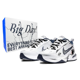 Nike Кроссовки Air Monarch 4 с амортизацией, противоскользящие и износостойкие, низкие, массивные, унисекс, черно-белые 415445-102（team187-青魔狼爪） | black white
