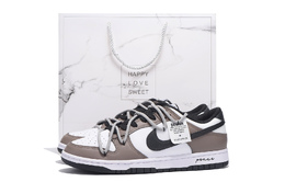 Nike Кроссовки для скейтбординга Dunk Coverage с противоскользящим и износостойким верхом, унисекс, черно-коричневые dd1391-100(team拾伍-男女同款黑棕六sbox) | black brown