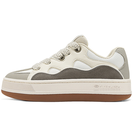 Skechers Кроссовки RETRO JOGGING, цветные, с низким верхом, для скейтбординга, женские, серо-бежевые 177782-nat | gray/beige