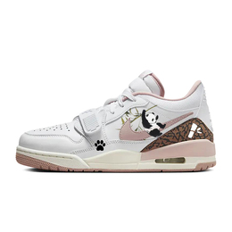 Jordan Баскетбольные кроссовки Legacy 312 Vintage, женские, низкие, розовые/белые fq7827-116(team56- 挑竹熊猫) | pink