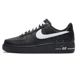 Nike Низкие износостойкие кроссовки для скейтбординга Air Force 1, унисекс, черные, белые cw2288-001(team562-泼墨黑武士) | black white