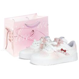 Anta Женские кроссовки Life Collection с низким верхом, устойчивые к истиранию и скольжению, белые, розовые 922418001q-1(teamtwo-腮红猫s-box) | white pink