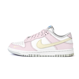 Nike Кроссовки для скейтбординга Dunk Anti Slip, износостойкие, женские, розовые, желтые hf0023-100(team676-岱精) | pink yellow