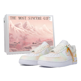 Nike Кроссовки Air Force 1 с антискользящим покрытием, износостойкие, низкие, для скейтбординга, унисекс, белые cw2288-111(team173-蛇行彩韵sbox) | white
