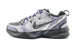 Nike Низкие, износостойкие, массивные, противоскользящие кроссовки Air Monarch 4 унисекс, черно-фиолетовые 415445-001(team292-风起云涌） | black purple