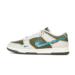 Nike Кроссовки для скейтбординга Dunk с противоскользящим износостойким верхом, унисекс, белые, зеленые hv5980-231 (team676-惊秋季雨) | white green