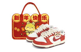 Nike Кроссовки для скейтбординга Dunk Anti-Slip, износостойкие, женские, красные hj3491-161(team119-蛇来运转礼盒) | red