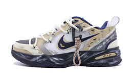 Nike Низкие массивные кроссовки Air Monarch 4 с противоскользящей подошвой, унисекс, серо-желтые 415445-102(team315-残墟遗址) | gray yellow