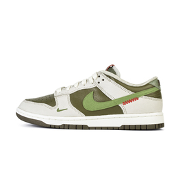 Nike Кроссовки для скейтбординга Dunk с противоскользящим износостойким верхом, унисекс, белые, зеленые hv5980-231 (team676-橘夏) | white green