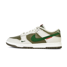Nike Кроссовки для скейтбординга Dunk с противоскользящим износостойким верхом, унисекс, белые, зеленые hv5980-231 (team676-竹林池畔) | white green