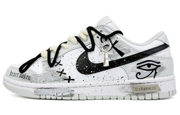 Nike Кроссовки для скейтбординга Dunk с противоскользящим износостойким верхом, унисекс, серо-белые dd1503-103(team45-灰白之眼） | gray white