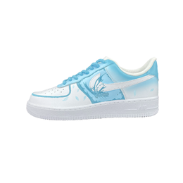 Nike Кроссовки для скейтбординга Air Force 1 HEN-Ji с противоскользящим износостойким верхом, унисекс, белые cw2288-111（team709-月下蝶影） | white