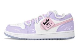 Jordan Баскетбольные кроссовки Air 1 Vintage, женские, низкие, фиолетовые/белые/розовые dc0774-105（team683-粉云甜笑） | light purple