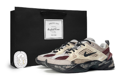 Nike Кроссовки M2K Tekno Luxury Streetwear Outdoor с противоскользящим покрытием, износостойкие, низкие, массивные, унисекс, светло-коричневые bv0074-001(team285-男女款蛇拿九稳礼袋) | light brown