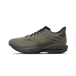 Mizuno Кроссовки Wave Rider 28 Rebound с низким верхом, износостойкие, унисекс, зеленые j1gc240559 | green/black
