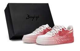 Nike Кроссовки для скейтбординга Air Force 1, унисекс, низкие, красные cw2288-111(team80-冬日烟火红s-box) | white red