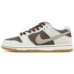 Nike Кроссовки для скейтбординга Dunk SB, устойчивые к истиранию, унисекс, белые, коричневые hf3704-001（team4-新春白棕） | white brown