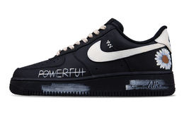 Nike Низкие износостойкие кроссовки для скейтбординга Air Force 1, унисекс, черные, белые cw2288-001（team211-涂鸦艺术家b） | black white