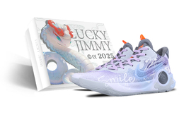 Nike Баскетбольные кроссовки KD Trey 5 IX с мягкой износостойкой дышащей подошвой средней высоты, унисекс, серо-голубой, фиолетовый cw3402-011(team51-风清月语sbox) | gray blue purple