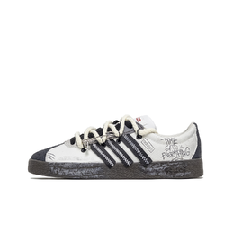 Adidas Нескользящие износостойкие низкие кроссовки для скейтбординга унисекс черно-белые hq1802(team800-幸运星) | black white