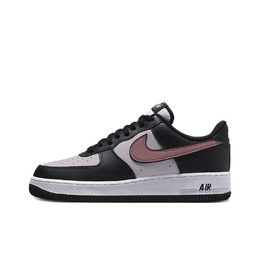 Nike Кроссовки для скейтбординга Air Force 1 с противоскользящим износостойким верхом, унисекс, черно-розовые dv0788-001(team-草莓乐园) | black pink
