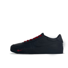 Nike Износостойкие и легкие низкие кроссовки для скейтбординга Court Shot унисекс, черно-красные fq8146-001(team697-椿山) | black red