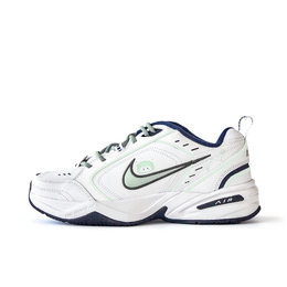 Nike Кроссовки Air Monarch 4 Evening Breeze, янтарные, противоскользящие, износостойкие, низкие, массивные, унисекс, белые, зеленые 415445-102(team189-晚风) | white green