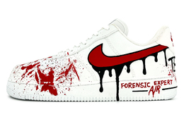 Nike Кроссовки для скейтбординга Air Force 1 с противоскользящим износостойким верхом, унисекс, белые, красные cw2288-111(team317-新案发现场) | white red