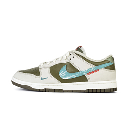 Nike Кроссовки для скейтбординга Dunk с противоскользящим износостойким верхом, унисекс, белые, зеленые, синие hv5980-231 (team676-未见小雪) | white green blue