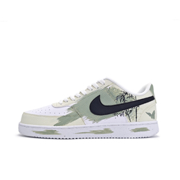 Nike Кроссовки Court Vision Low Jiangnan Camellia, износостойкие, для скейтбординга, унисекс, белые, зеленые, черные dh2987-101(team858-江南山茶) | white green black