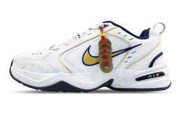 Nike Низкие кроссовки Air Monarch 4 с защитой от скольжения, износостойкие, массивные, унисекс, белые 415445-102(team652-m4金钩铜币) | white