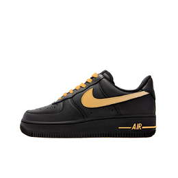 Nike Кроссовки Air Force 1 с низким верхом, устойчивые к истиранию и скольжению, женские, цвет: черный, оранжевый dd8959-001(team189-朱朱) | black orange