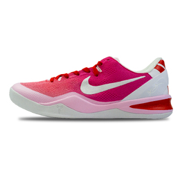 Nike Баскетбольные кроссовки Kobe 8 с амортизаторами, противоскользящие, износостойкие, низкие, унисекс, красные, розовые, белые fj9364-100(team426-男女同款粉红凯蒂) | red pink white