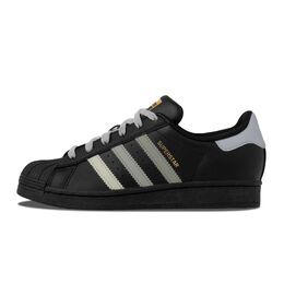 Adidas Низкие, износостойкие, противоскользящие кроссовки для скейтбординга SUPERSTAR, унисекс, черно-серые eg4959(team837-白沙沐雨) | black gray