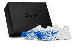 Nike Кроссовки для бега Initiator Anti Slip, износостойкие, женские, белые, синие fz9020-100(team80-悬案现场蓝s-box) | white blue