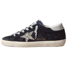 Golden Goose Кроссовки для скейтбординга Super Star Low Top, женские, темно-синие gwf00101.f007201.50918 | dark blue