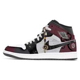 Jordan 1. Износостойкие и нескользящие винтажные баскетбольные кроссовки Joy Lemon среднего размера, цвет унисекс, черный, красный dq8426-001(team778-详蛇之韵) | black red